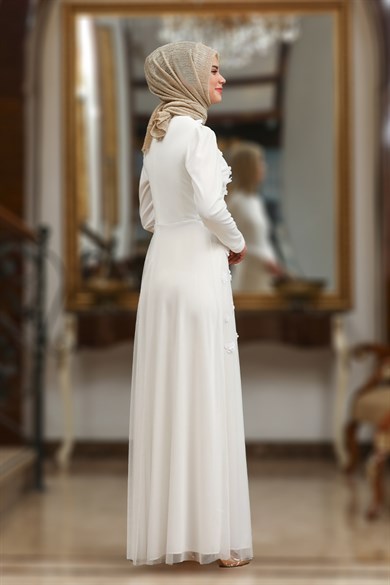 Nihan Elbise Beyaz